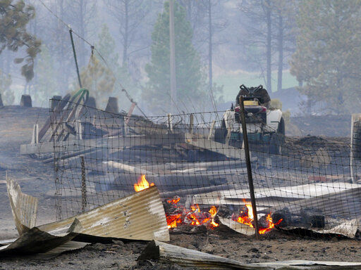 Incendio en Malden, Washington.